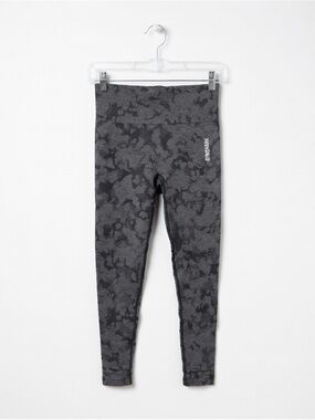 Gymshark Charcoal Camo Seamless Leggings